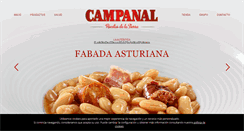 Desktop Screenshot of productoscampanal.com