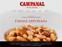 Tablet Screenshot of productoscampanal.com